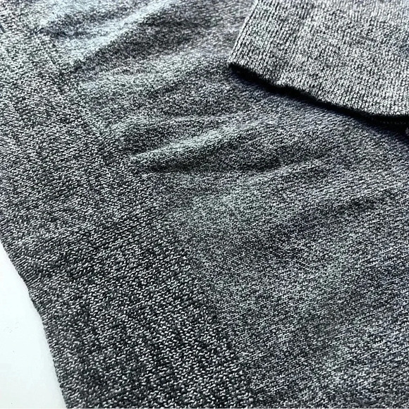 Express extra fine merino wool 1/4 zip sweater‎ pull over black gray mens XL - Picture 4 of 8